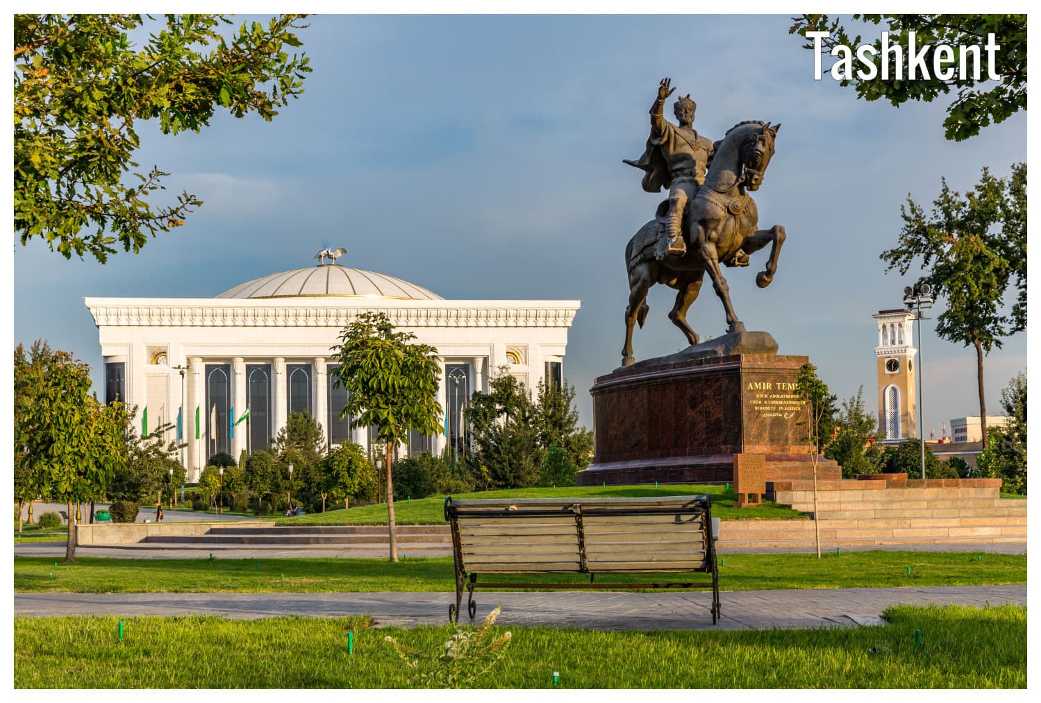 Amir Temur Square in Tashkent